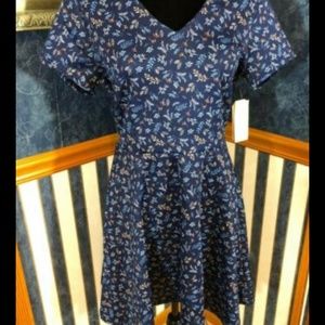 Copper Key Blue Dress Size M  (No Tag)